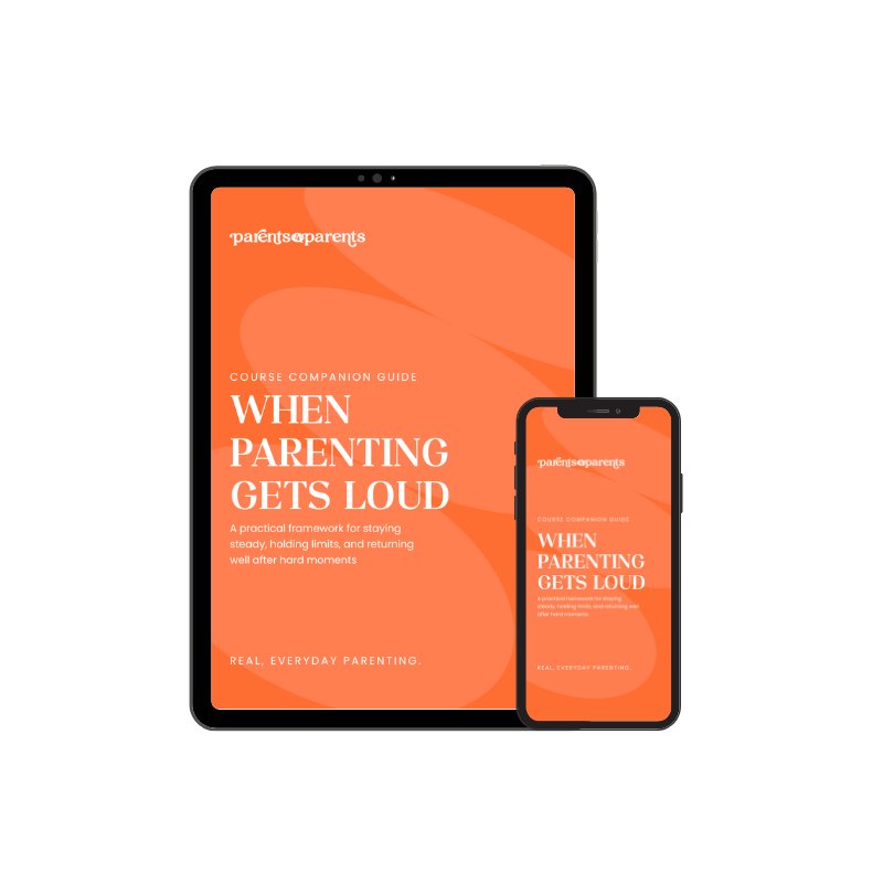 When Parenting Gets Loud — guide mockup