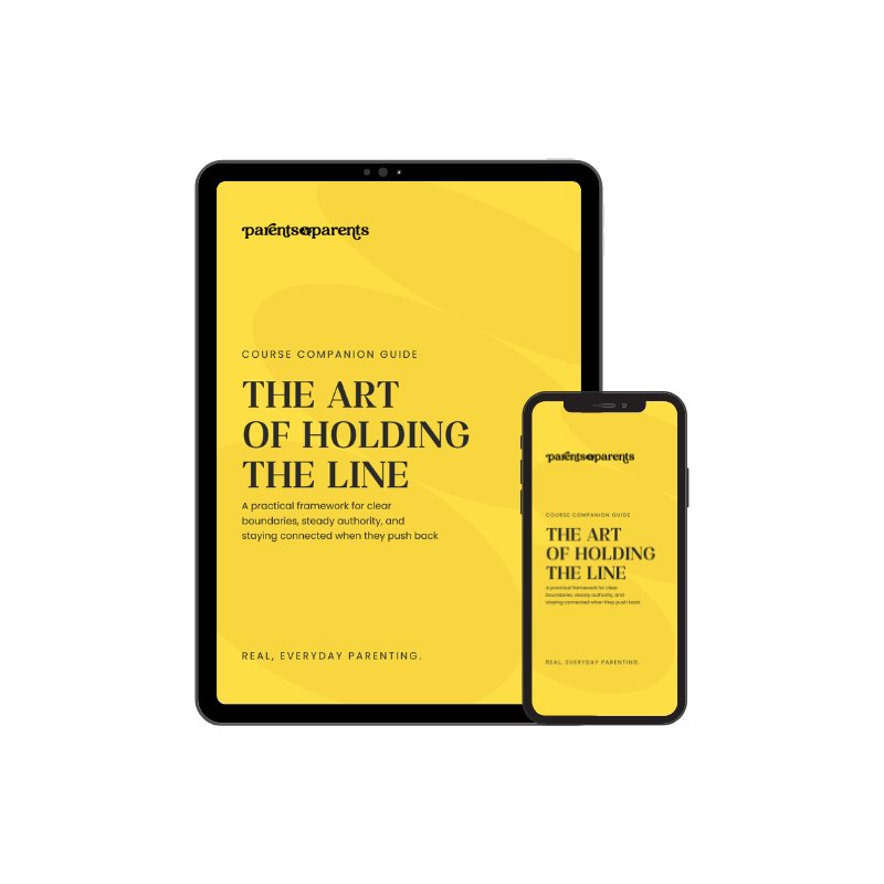 The Art of Holding the Line — guide mockup