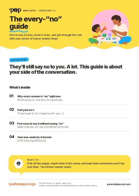 Page one of The Every-“No” Guide