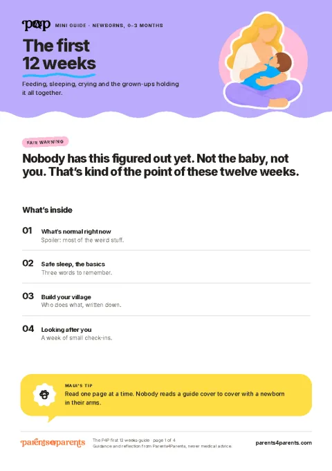 Page one of The First 12 Weeks